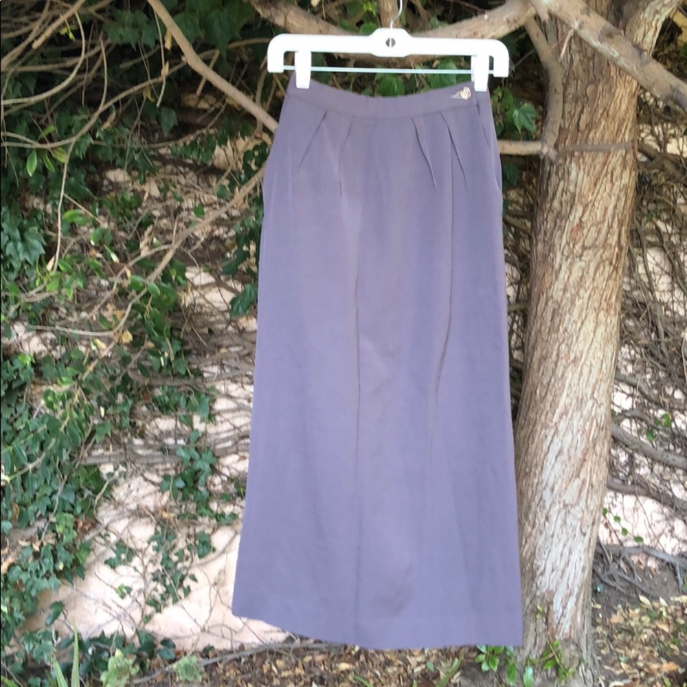 Cesarani long wool skirt with pockets size 6